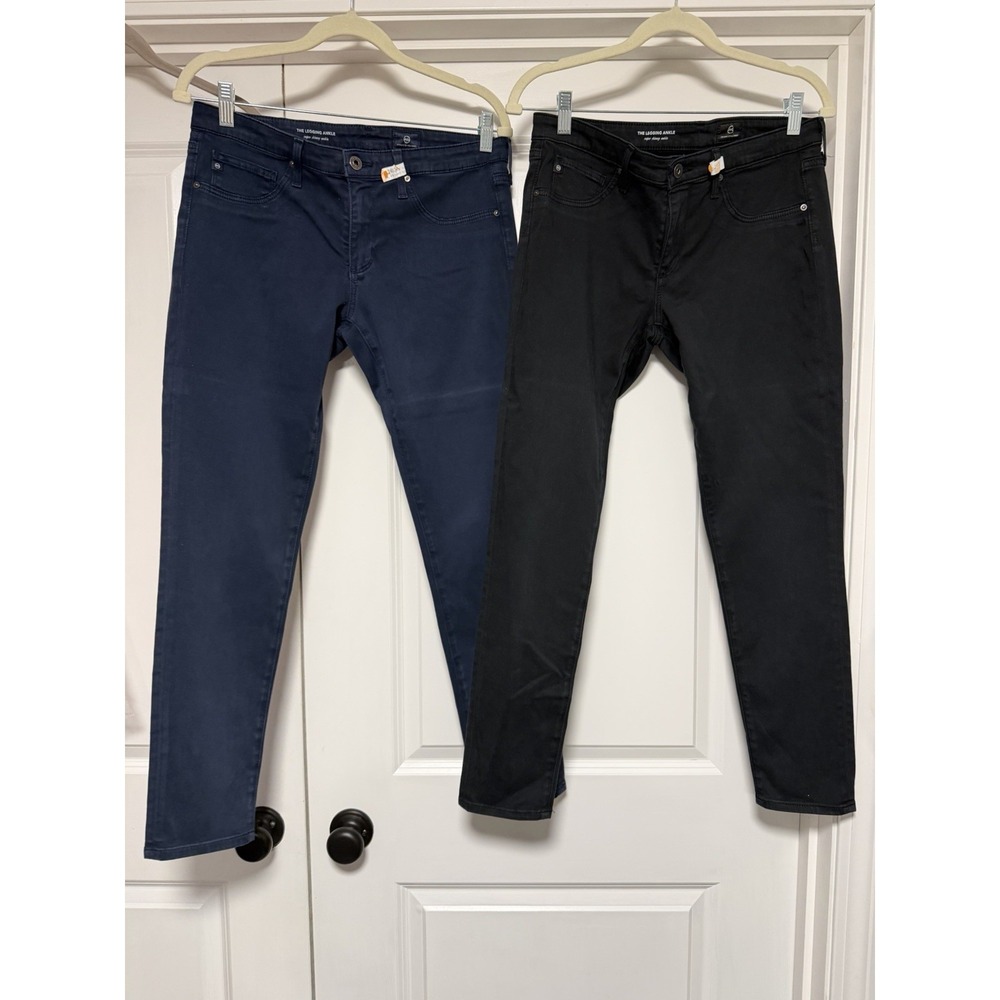 ag adriano goldschmied, The Legging Ankle, Super Skinny Ankle, Blue & Black, 29R